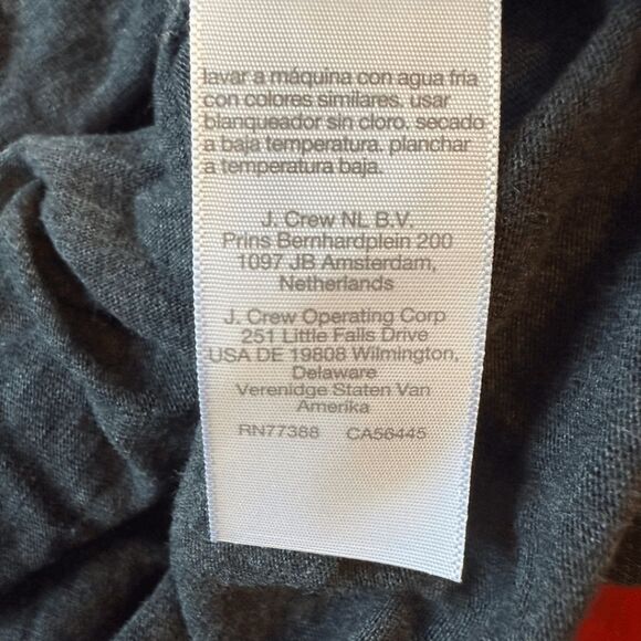 Madewell Womens Heather Short Sleeve Slit T-shirt Midi Dress Charcoal Large - Picture 7 of 12